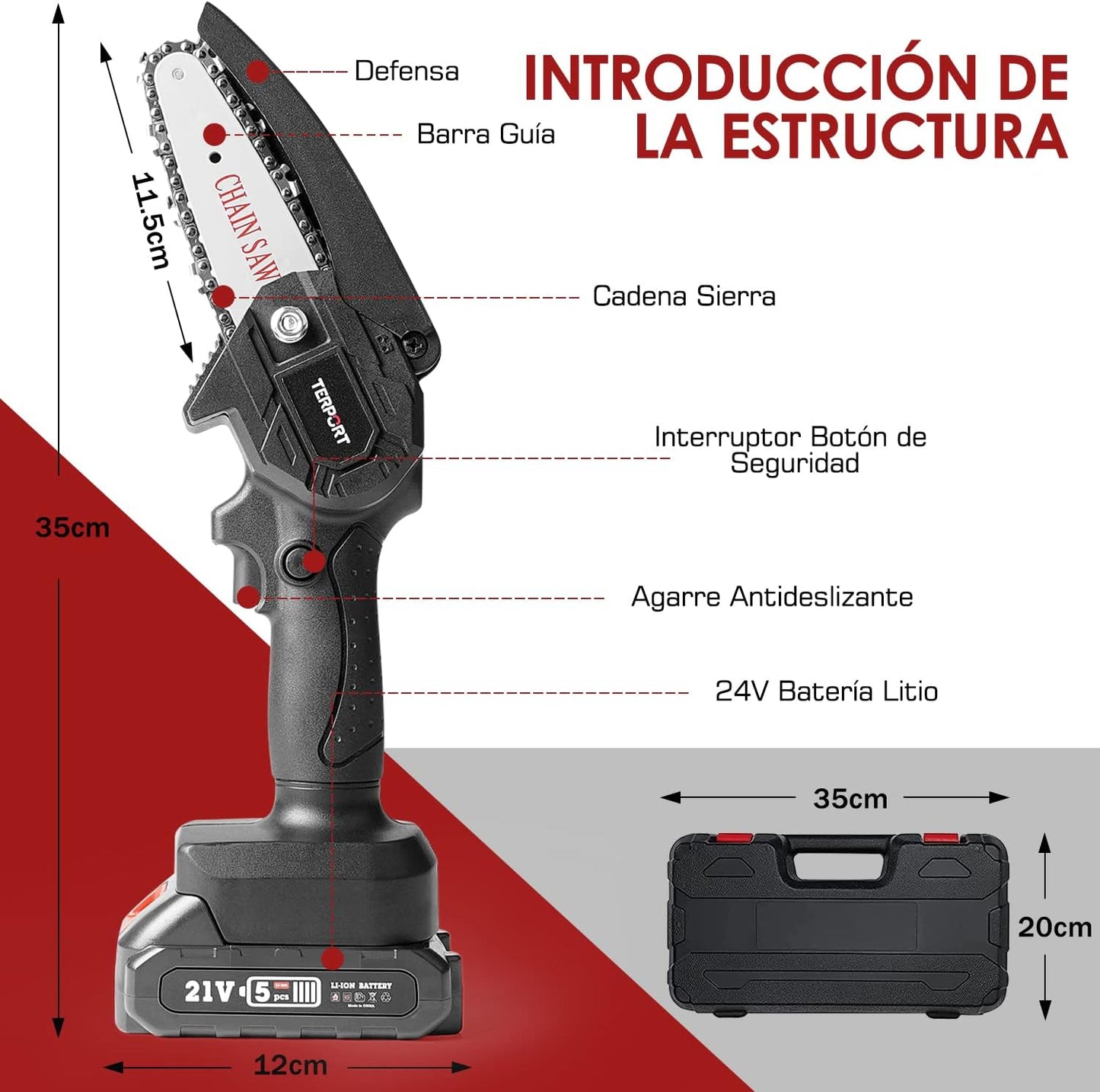 Mini Sierra Portátil de Trabajo