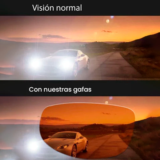 Kit de Gafas de Conducción Nocturna 2x1
